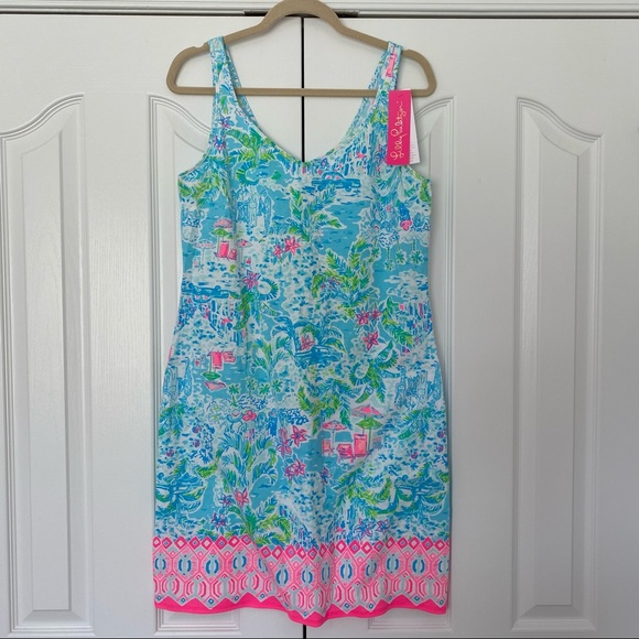 Lilly Pulitzer Adrianna Dress -What a Lovely Place - Picture 1 of 2